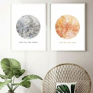 Wall Fabric Art Print Set